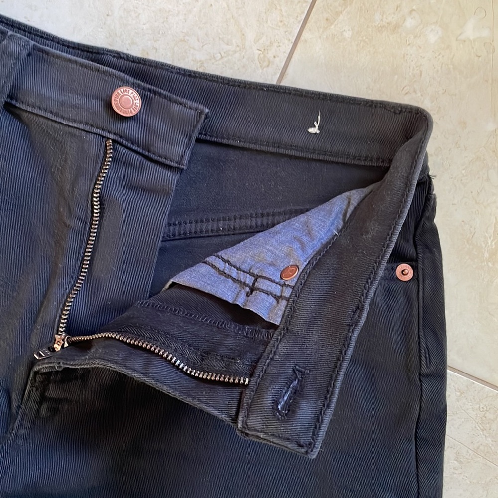 PINK Victoria’s Secret NWOT Cutoff Shorts Black 26 - Picture 3 of 7
